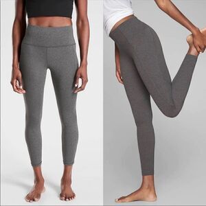 ATHLETA Salutation Legging pocket size XS heather grey